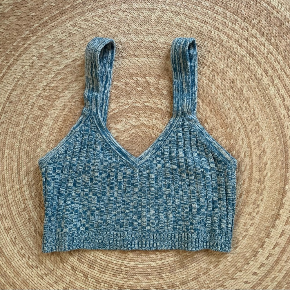 Wray crop knit top